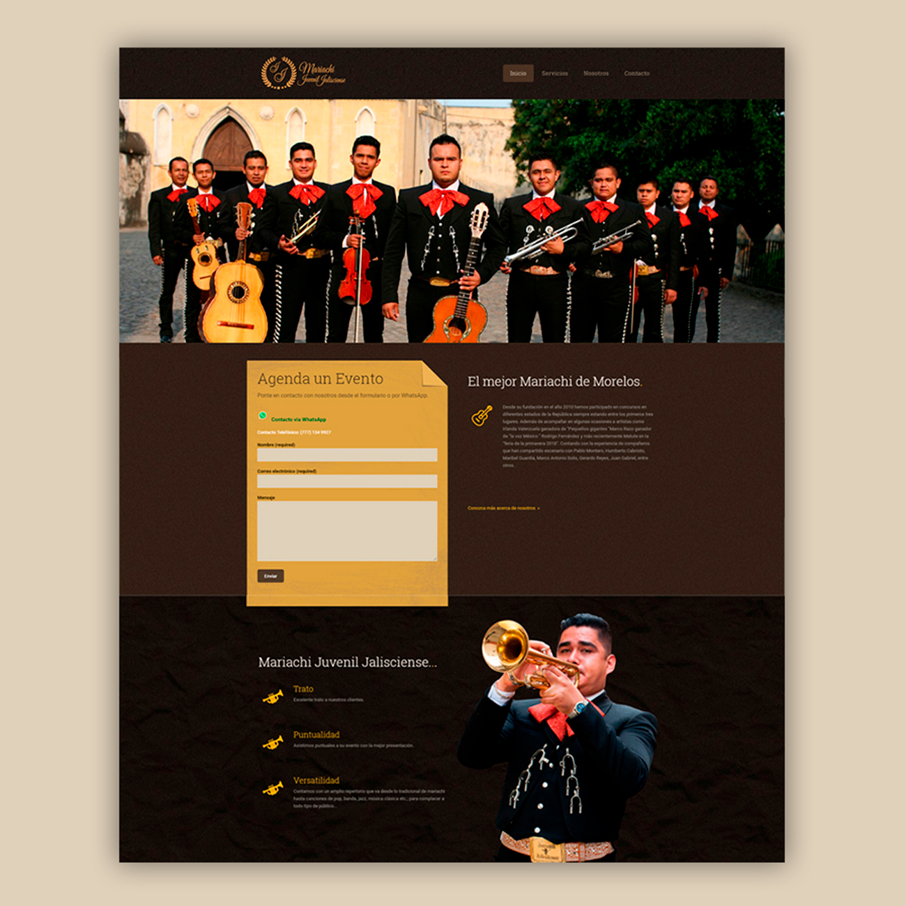 Sitios Web Mariachi Juvenil