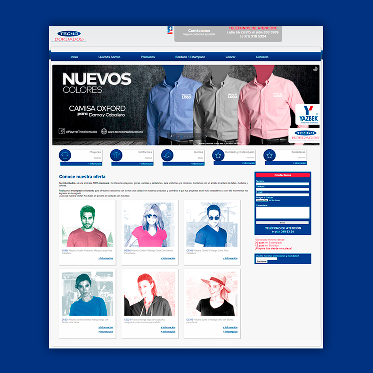 Sitios Web Tecnobordados